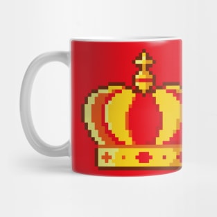 king's crown pixel Mug